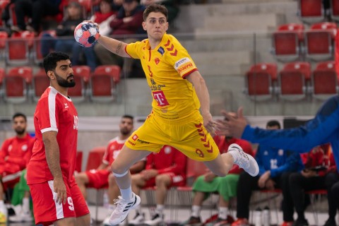 Nordmazedonien gewinnt die umkämpfte Partie gegen Bahrain